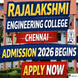 REC Chennai Admission 2026 Begins; Apply Now @rajalakshmi.org